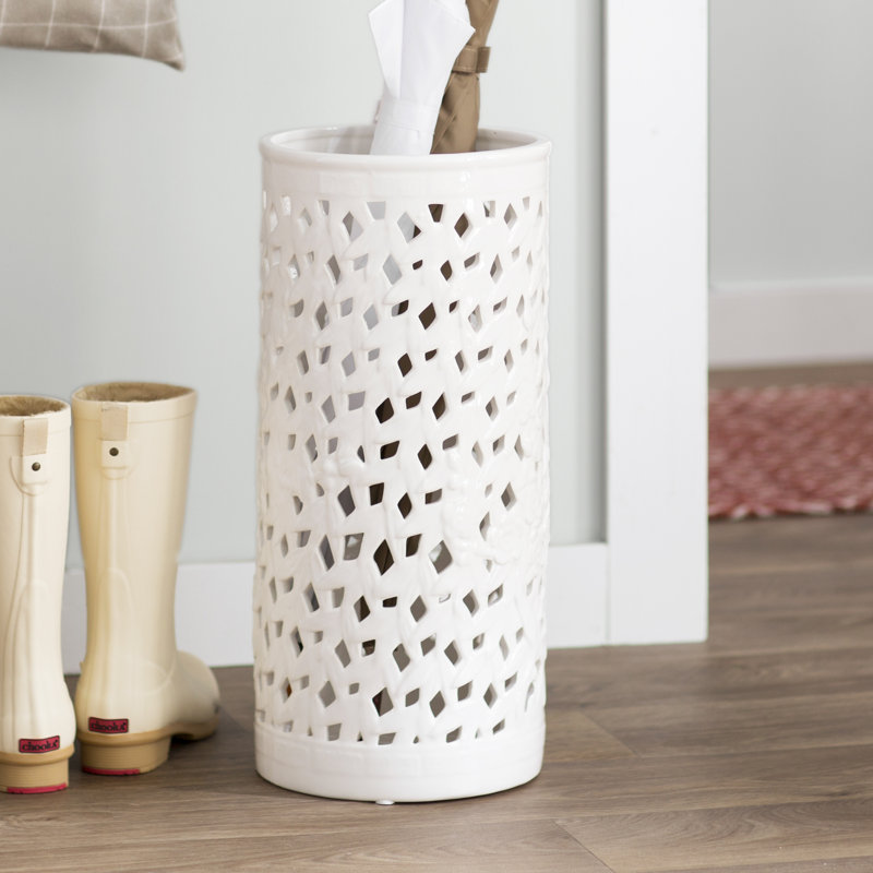 Laurel Foundry Modern Farmhouse Talia Modern Pierced Ceramic Umbrella